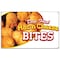 Signmission Mac N Cheese Bites Banner Concession Stand Food Truck Single Sided B-Mac N Cheese Bites19 - alternate 1